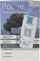 Siemens Bosch 00577549 Stofzuigerzak Type G ALL Plus VZ51GALL ou BBZ51FGALL