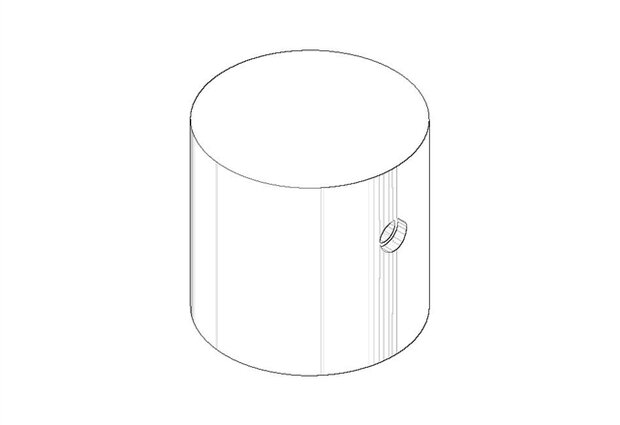 Poign&eacute;e Levier &Oslash; 26 x 25 mm Chrome