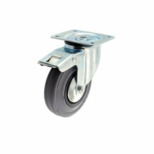 VMXWI4 draaiend wiel 125mm met rem