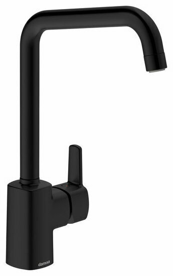 Damixa 1706661 pine keukenmengkraan rubclean, 8l/min, mat zwart
