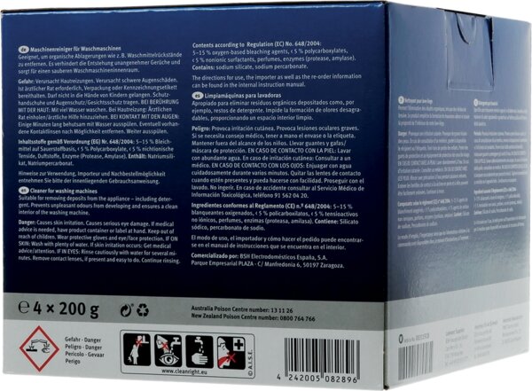 Siemens Bosch 00311928 D&eacute;tergent pour machines &agrave; laver 4 pi&egrave;ces 200 grammes