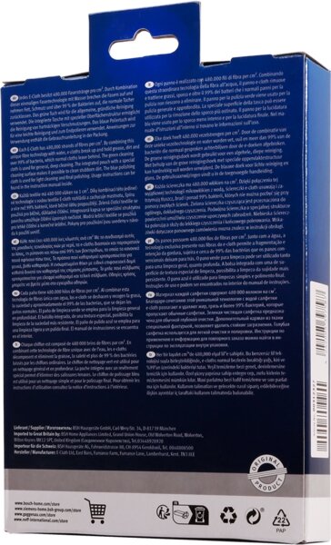 Siemens Bosch 00312327 Ensemble : chiffon de nettoyage et chiffon de polissage