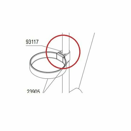 Damixa 9311700 zeepschaalklemmen