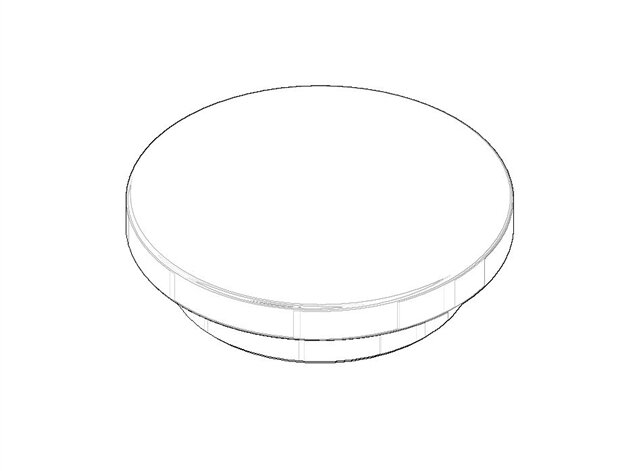 Dornbracht 092071003-00 Plaque de recouvrement chrom&eacute;e