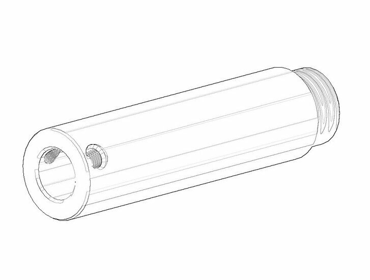 Dornbracht 091110083-06 Aansluiting platina mat