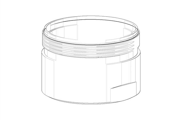 Dornbracht 092301121-00 Capuchon/manchon chrom&eacute;