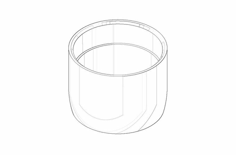 Dornbracht 092301119-06 Kapje/huls platina mat