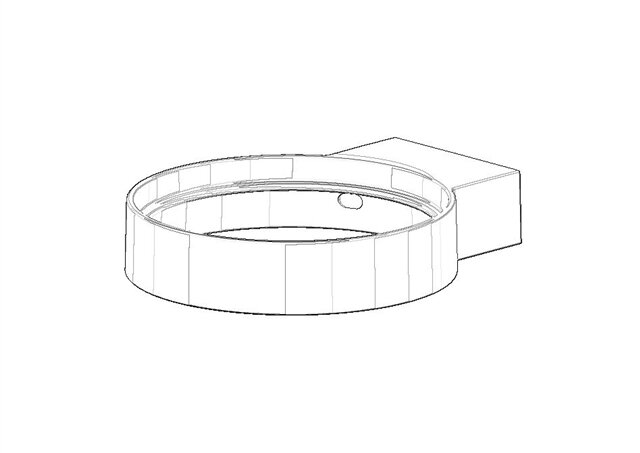 Dornbracht 081797503-00 Support chrome