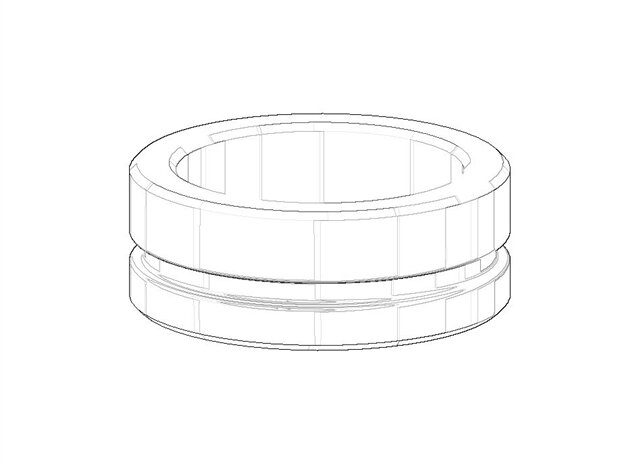 Dornbracht 092102120-00 Capuchon/manchon chrom&eacute;