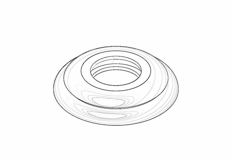 Dornbracht 092735003-06 Rozet platina mat