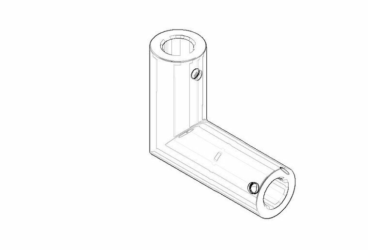 Dornbracht 091103038-06 Aansluiting platina mat
