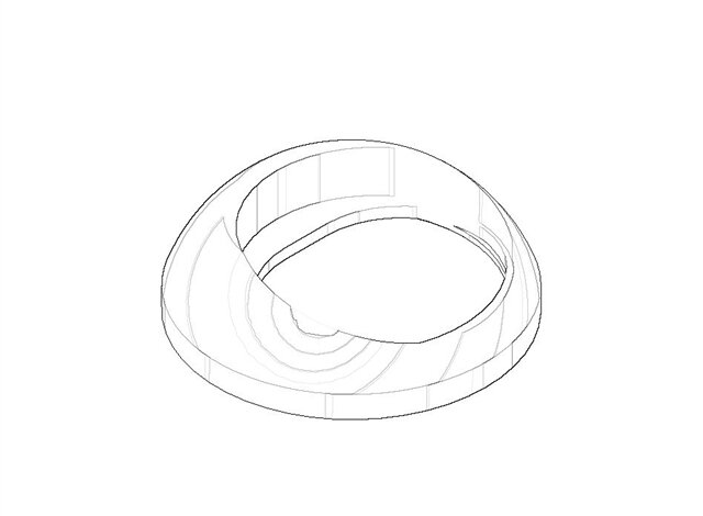 Dornbracht 092830012-00 Capuchon/manchon chrom&eacute;