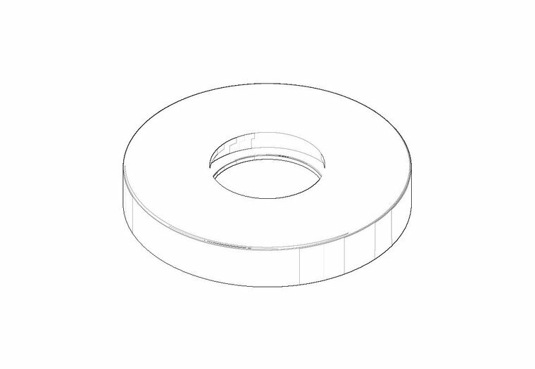 Dornbracht 092722003-06 Rozet platina mat