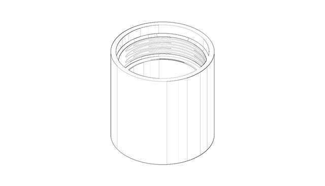 Dornbracht 092301028-00 Capuchon/manchon chrom&eacute;