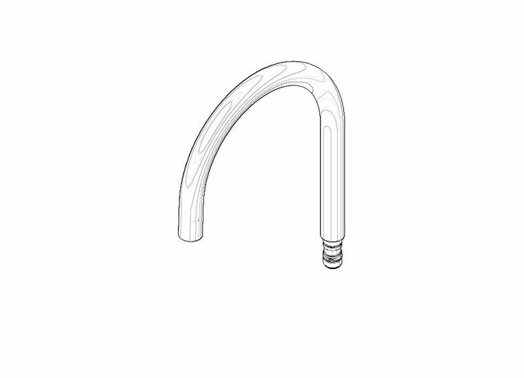 Dornbracht 90282221302-00 Uitloop chroom