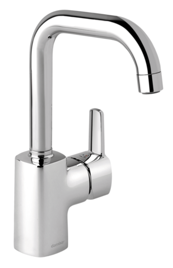 Damixa 1763000 pine wastafelmengkraan chroom (draaibare uitloop)