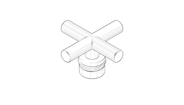 Dornbracht 04208901000-00 poign&eacute;e 70 x 70 x 43 mm chrome