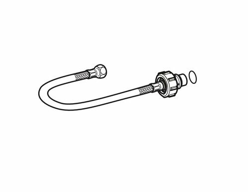 Geberit 240.989.00.1 aanlsluitslang  3/8" / 3/8"