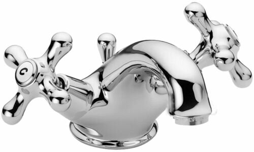 m&eacute;langeur bassin &laquo; r&eacute;tro &raquo; or flash Viola Chrome +