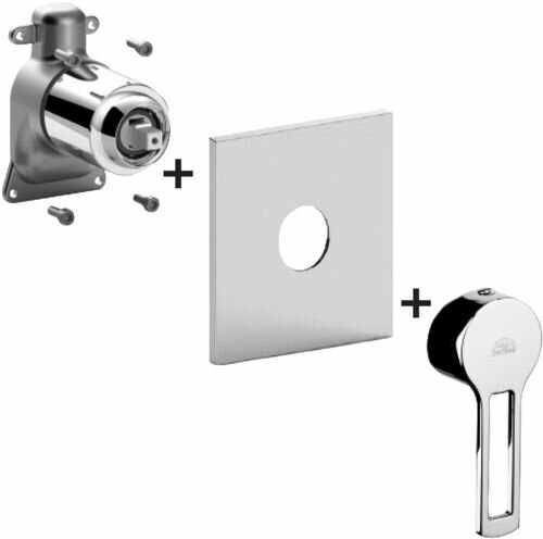 Kit de montage pour m&eacute;langeur de douche Chrome WEST