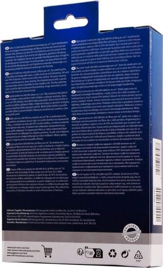 Siemens Bosch 00312327 Ensemble : chiffon de nettoyage et chiffon de polissage