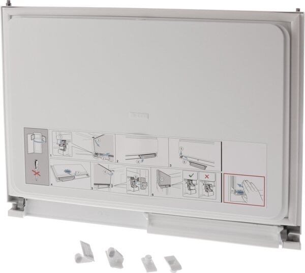 Porte du compartiment cong&eacute;lateur Bosch Siemens 11014310