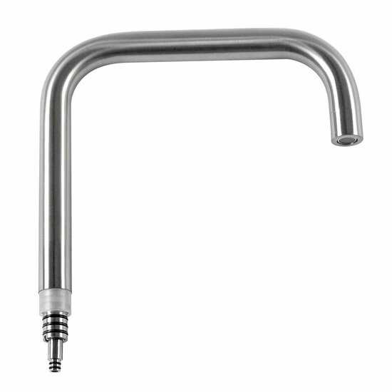 Selsiuz 350216.4 sortie coud&eacute;e en acier inoxydable