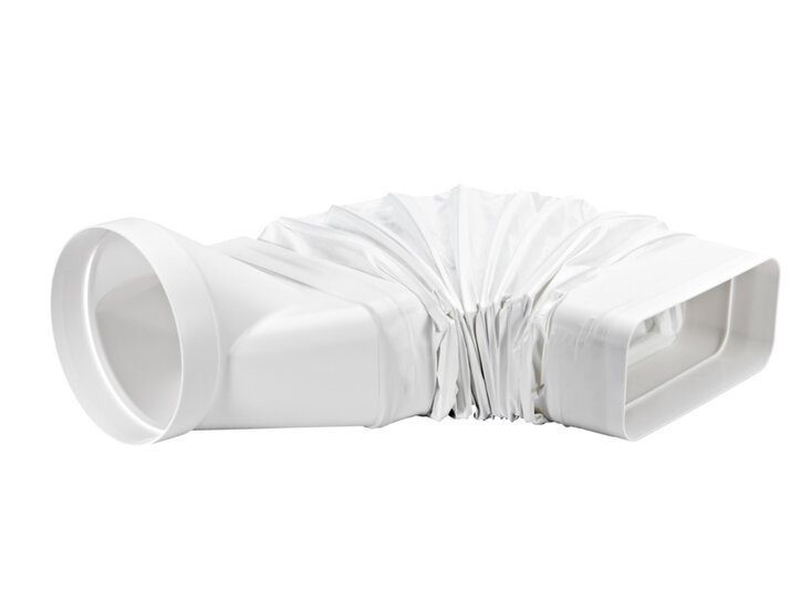 Coude de tube Airpart 4043043 F-RBFLEX 2 syst&egrave;me 150&deg;, &eacute;l&eacute;ment de connexion, blanc
