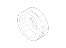 Dornbracht 092102089-06 Kapje/huls platina mat