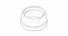 Dornbracht 092404107-06 Aansluiting platina mat