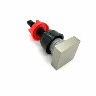 Franke wasteknop vierkant 133.0171.342 rvs-look