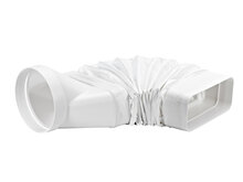 Coude de tube Airpart 4043043 F-RBFLEX 2 syst&egrave;me 150&deg;, &eacute;l&eacute;ment de connexion, blanc